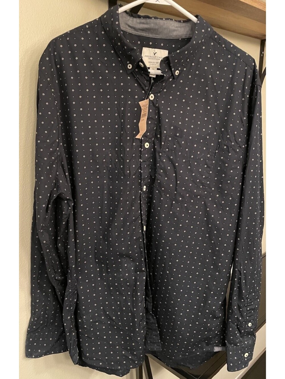 American Eagle Men’s Size XXL Seriously Soft Classic Fit Shirt NWT